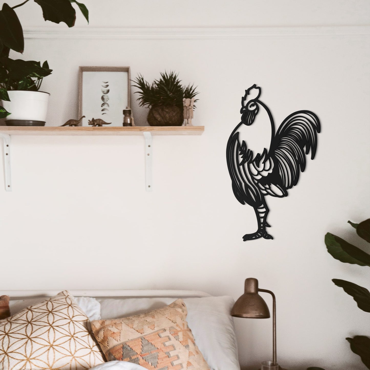 Cuadro decorativo para paredes modelo gallo